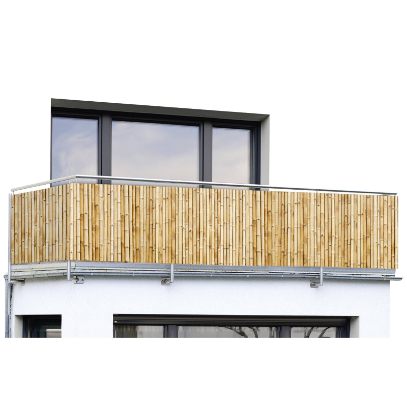 Maximex Balkonový kryt s bambusovým vzorem, 5 m x 85 cm béžová