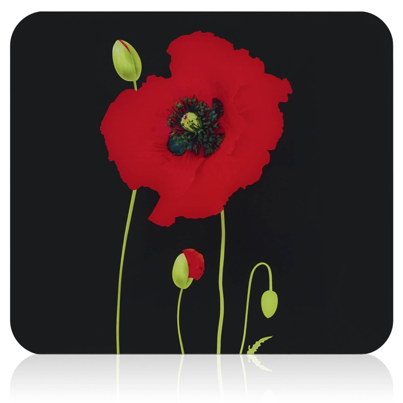 Skleněná kuchyňská deska POPPY, 56 x 50 cm, Maximex vícebarevná
