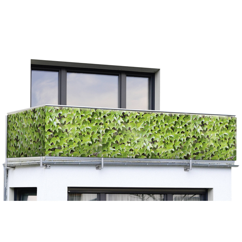 Maximex Balkonový kryt se vzorem břečťanu , 5 m x 85 cm zelená