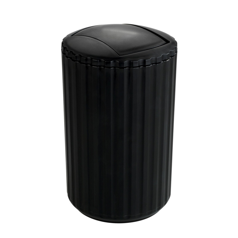 Allstar Odpadkový koš, Minas, černá barva, 3l, WENKO černá