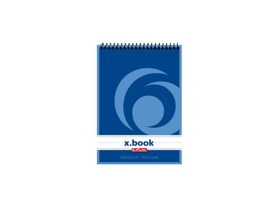 Spirálový blok Herlitz A6, 50ls, linka