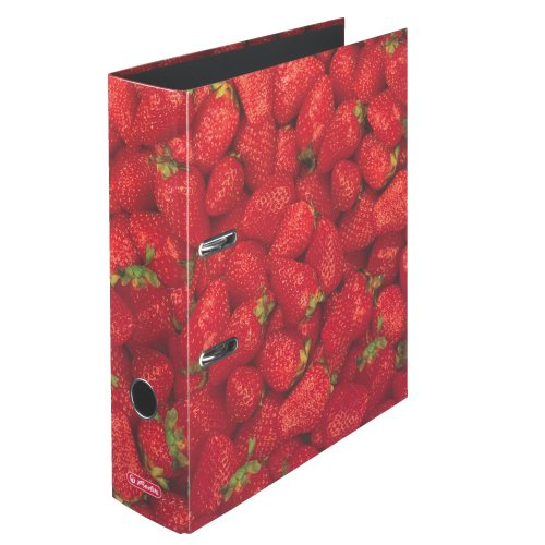 Herlitz Pořadač pákový A4/8 cm lamino - Jahody
