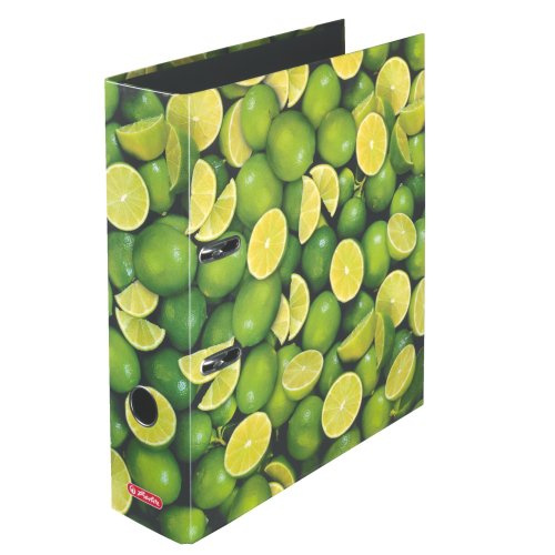 Herlitz Pořadač pákový A4/8 cm lamino - Limetky