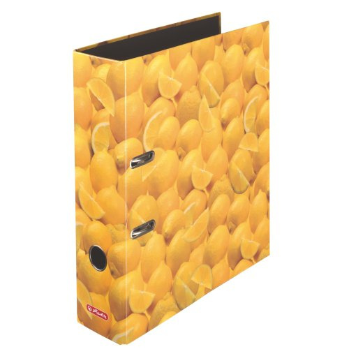 Herlitz Pořadač pákový A4/8 cm lamino - Citrony