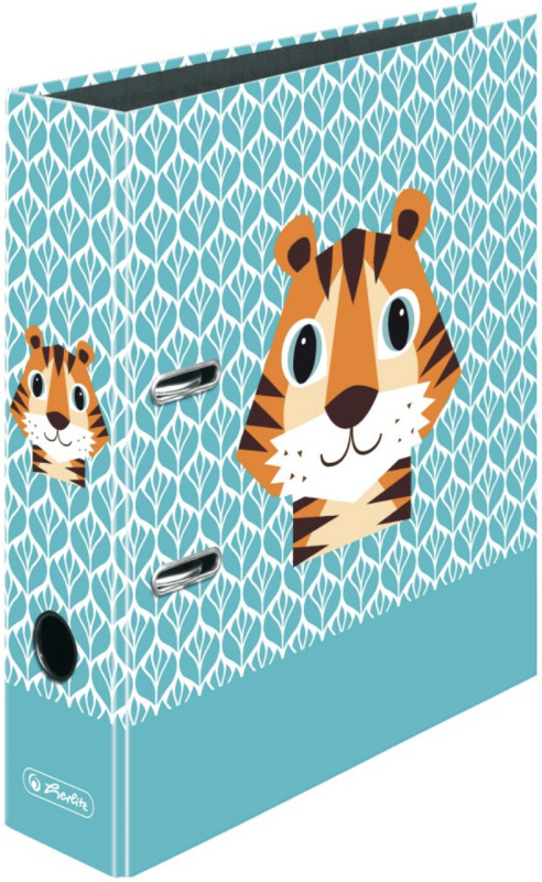 Herlitz Pořadač pákový A4/8 cm lamino Cute animals - tygr