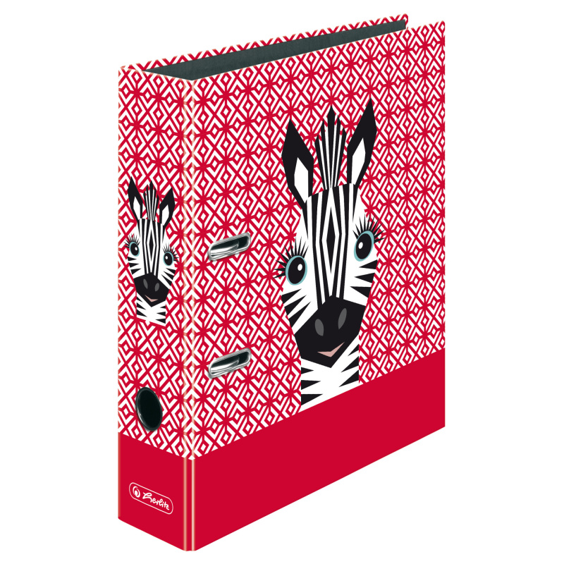 Herlitz Pořadač pákový A4/8 cm lamino Cute animals - zebra