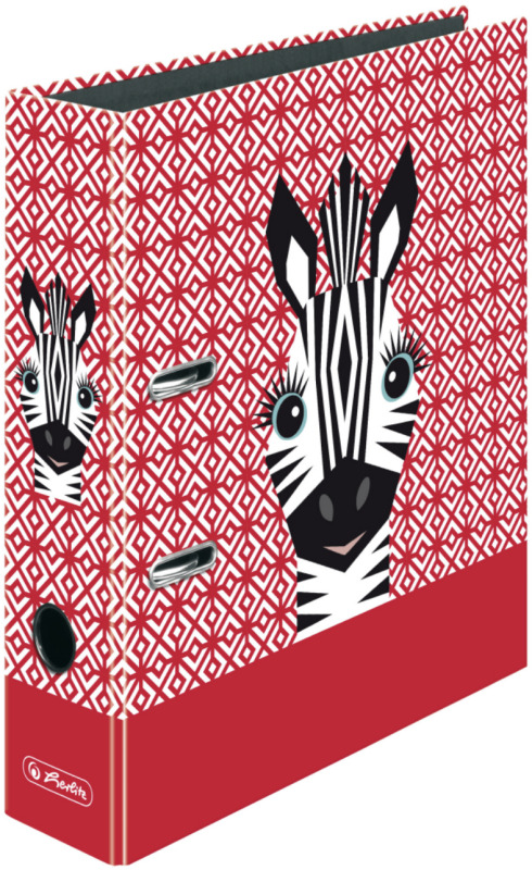 Herlitz Pořadač pákový A4/8 cm lamino Cute animals - zebra