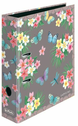 Herlitz Pořadač pákový A4/8 cm lamino Ladylike - Motýlci