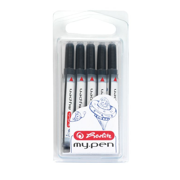 Herlitz my.pen Inkoustové bombičky 5 ks - modré