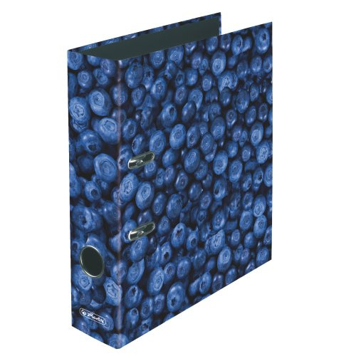 Herlitz Pořadač pákový A4/8 cm lamino - Borůvky