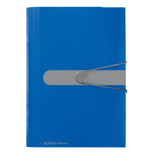Herlitz Spisové desky A4 PP organizační, 12 přihrádek - modré