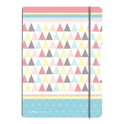 Sešit my.book flex A4/40ls linka+40ls čtvereček PP desky - Graphic Pastel Poly