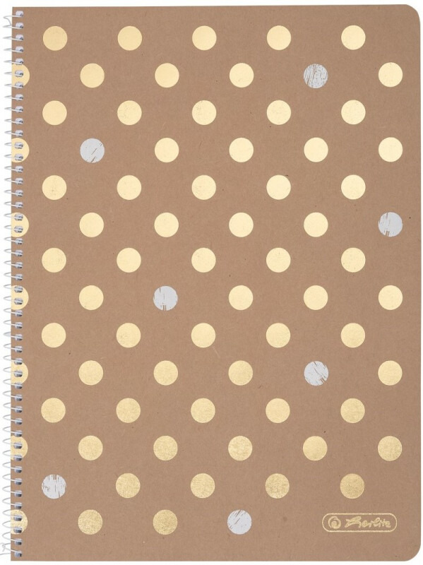 Herlitz Spirálový blok A4/80 listů čtvereček Pure Glam