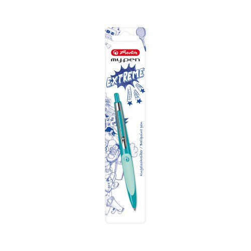 Herlitz my.pen Kuličkové pero - pastel.zelené/zelené, blistr