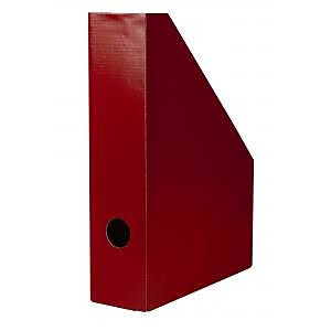 Archivační box Herlitz kartonový skosený A4/7 cm - červený