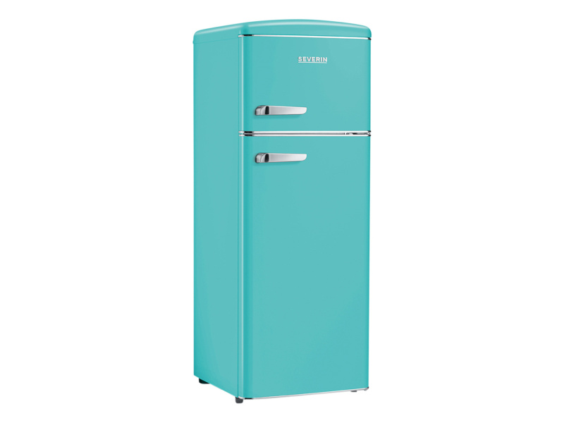 Severin Retro chladnička a mraznička RKG 9201 (modrá)
