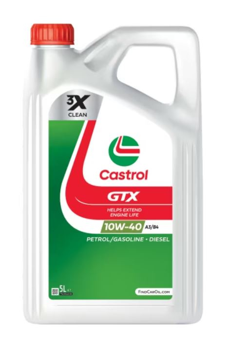 SHELL Motorový olej Castrol GTX ULTRACLEAN 10W40 A3/B4 5L