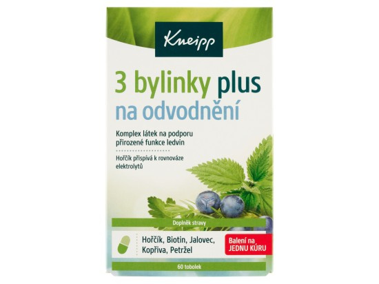 KNEIPP 3 bylinky plus na odvodnění tob.60