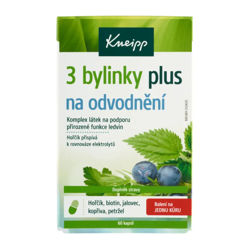 KNEIPP 3 bylinky plus na odvodnění tob.60