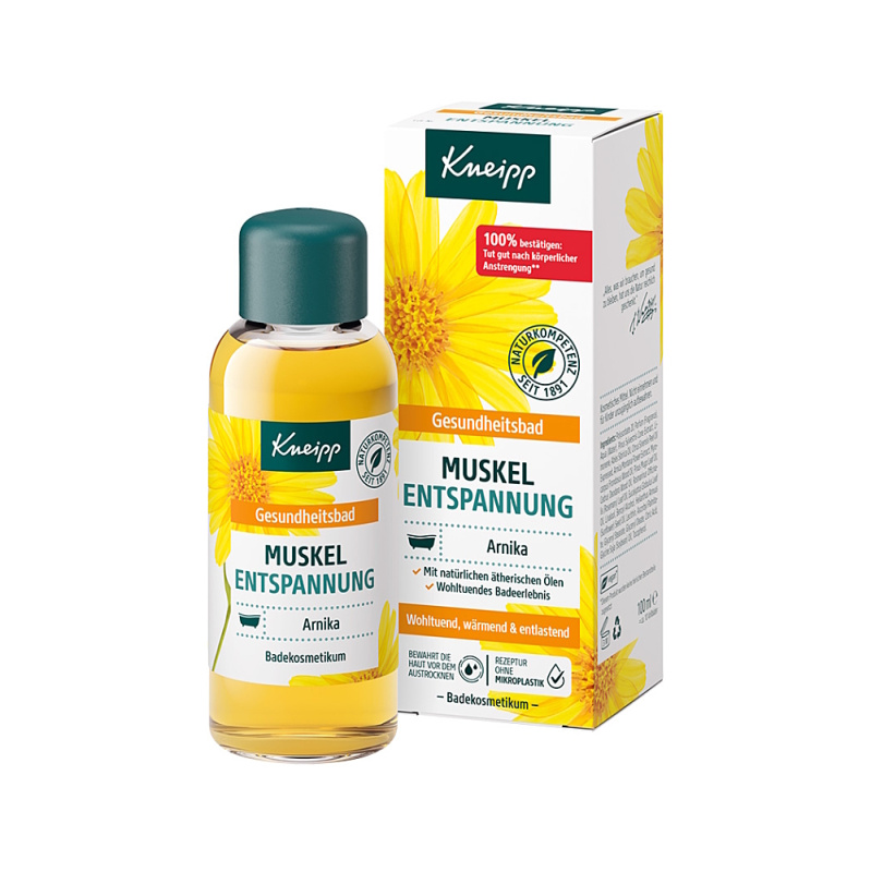 Kneipp Muscle Relaxation olej do koupele na unavené svaly 100 ml