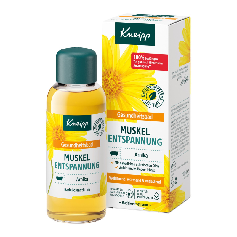 Kneipp Muscle Relaxation olej do koupele na unavené svaly 100 ml
