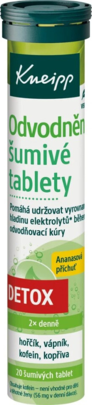 KNEIPP Odvodnění šumivé tablety 20 tablet
