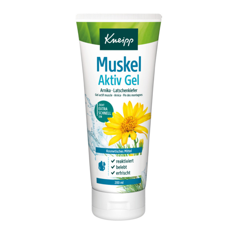 Kneipp Arnica Active chladivý gel na unavené svaly 200 ml