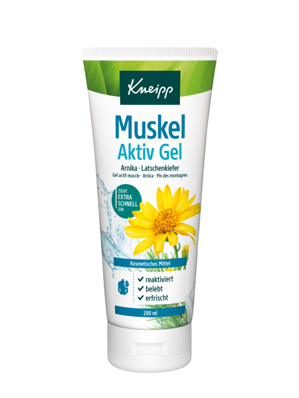 Kneipp Arnica Active chladivý gel na unavené svaly 200 ml