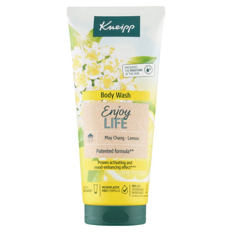 Kneipp Enjoy Life May Chang povzbuzující sprchový gel 200 ml