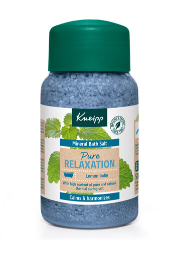 Kneipp Pure Relaxation koupelová sůl Lemon Balm 500 g