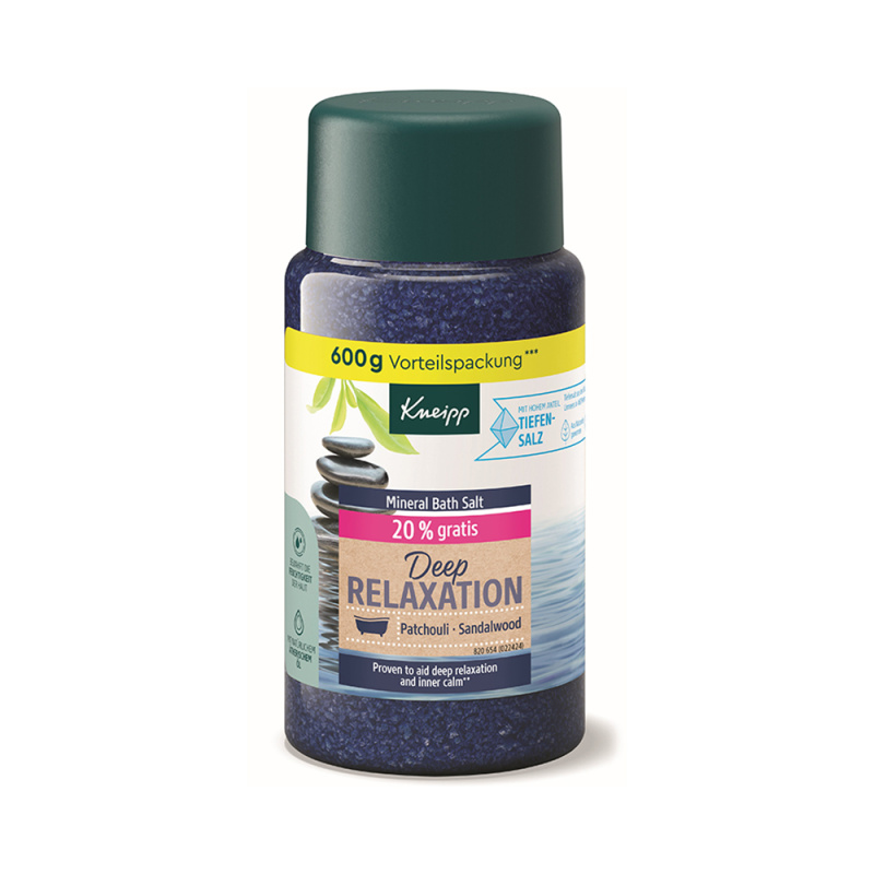 Kneipp Deep Relaxation sůl do koupele 600 g