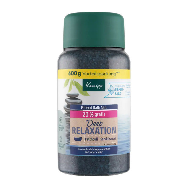 Kneipp Deep Relaxation sůl do koupele 600 g