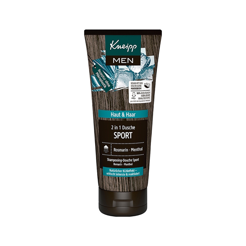 Kneipp Sport šampon a sprchový gel 2 v 1 pro muže 200 ml