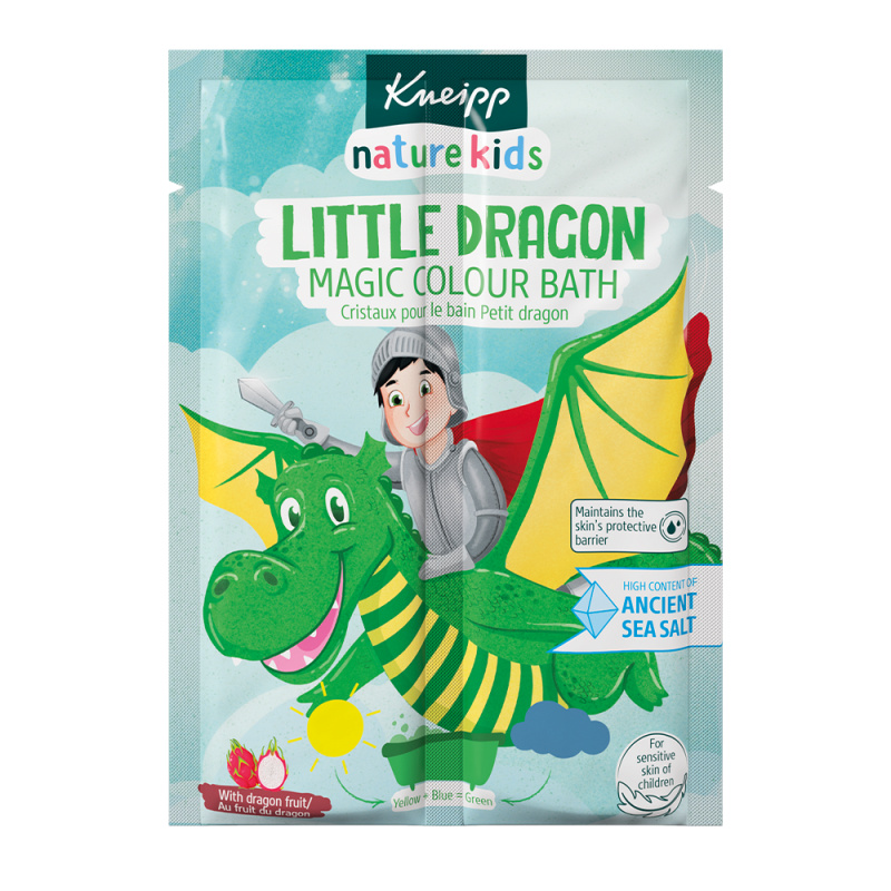 Kneipp Nature Kids barvicí sůl do koupele pro děti Little Dragon 40 g