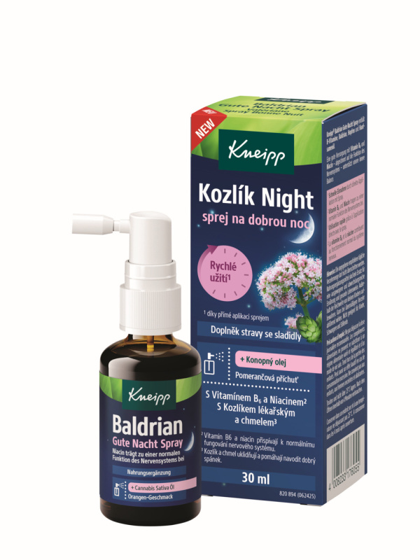 Kneipp Kozlík Night sprej na dobrou noc 30 ml