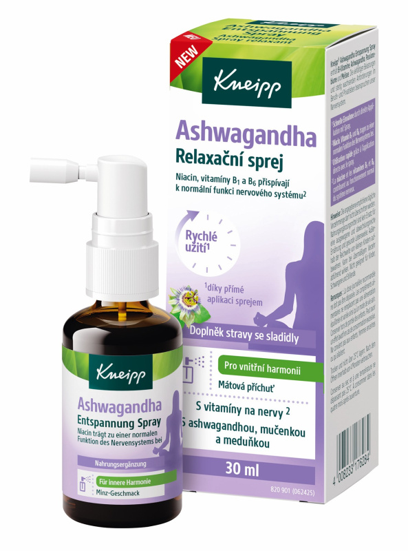 Kneipp Ashwagandha relaxační sprej 30 ml