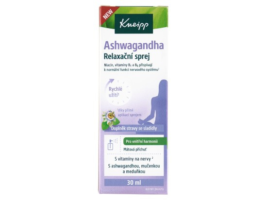Kneipp Ashwagandha relaxační sprej 30 ml