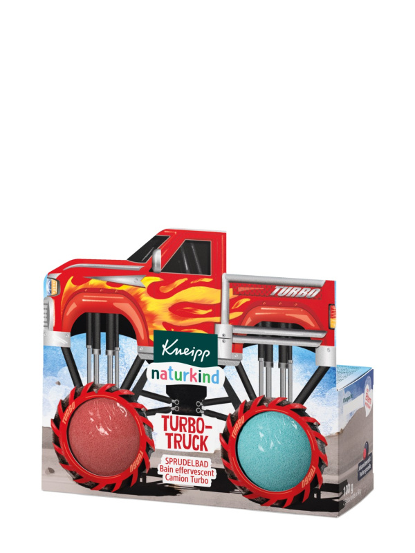 Kneipp Turbo Truck koupelová bomba pro děti 2 ks