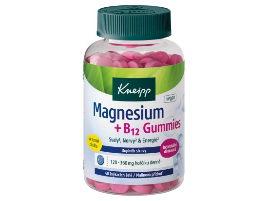 Kneipp Doplněk stravy Magnesium + B12 gummies 60 ks