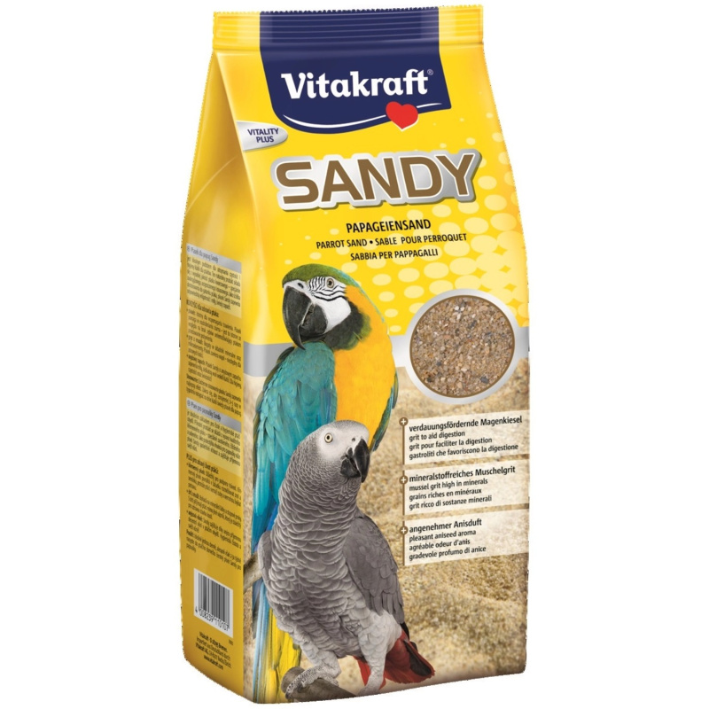 Písek VITAKRAFT Sandy pro velké papoušky 2.5 kg