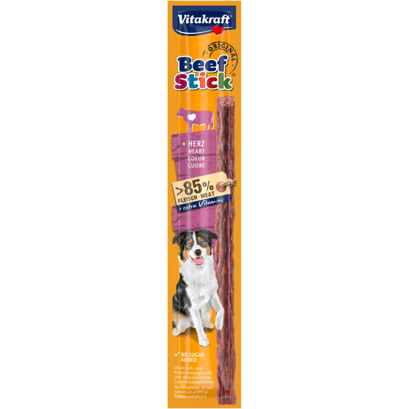 Vitakraft Dog pochoutka Beef Stick salami Heart 1 ks 1 bal