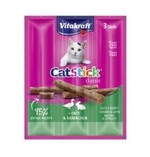 Vitakraft Cat Stick králík a kachna 3x6 g