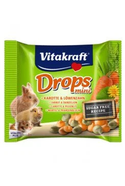 Drops VITAKRAFT Happy Karotte Rabbit 40 g