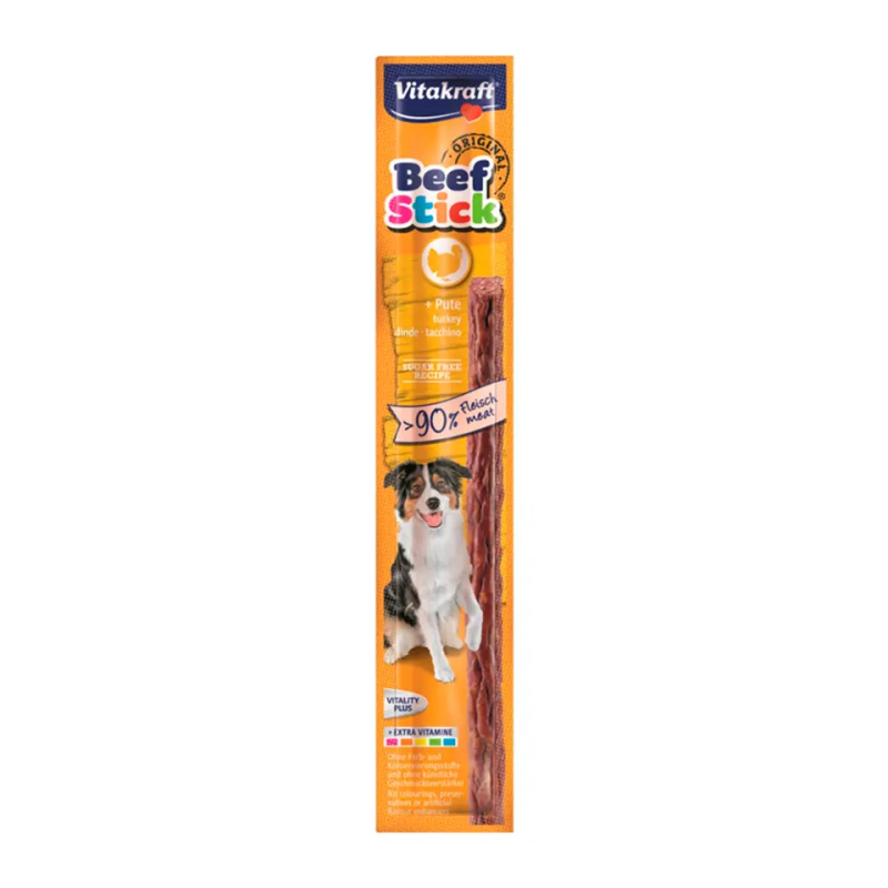 Vitakraft Dog pochoutka Beef Stick salami Turkey 1 ks 1 bal