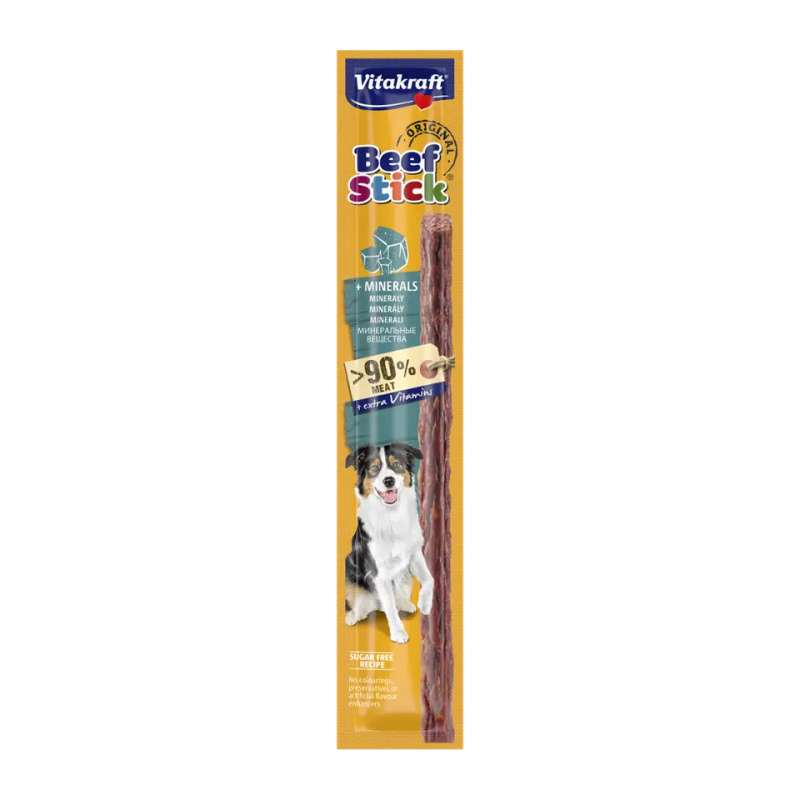 Vitakraft Dog pochoutka Beef Stick salami Junior Mineral 1 ks 1 bal