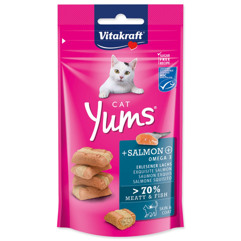Vitakraft Cat pochoutka Yums losos 40g