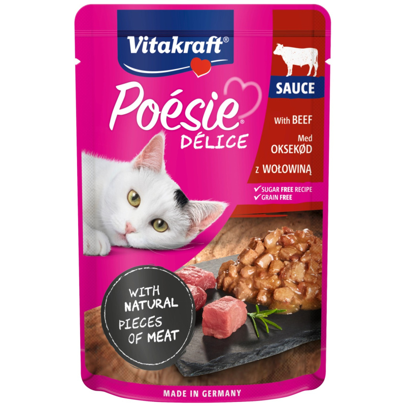 Vitakraft Poésie Délice Sauce hovězí 85 g