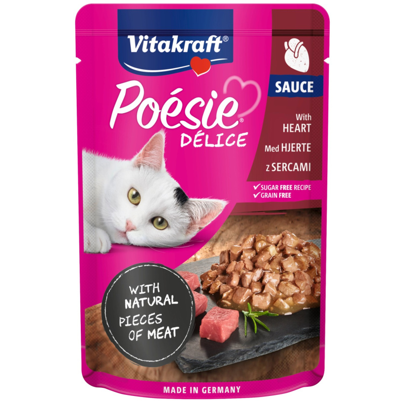 Vitakraft Cat Poésie DéliSauce kapsa srdce 85g