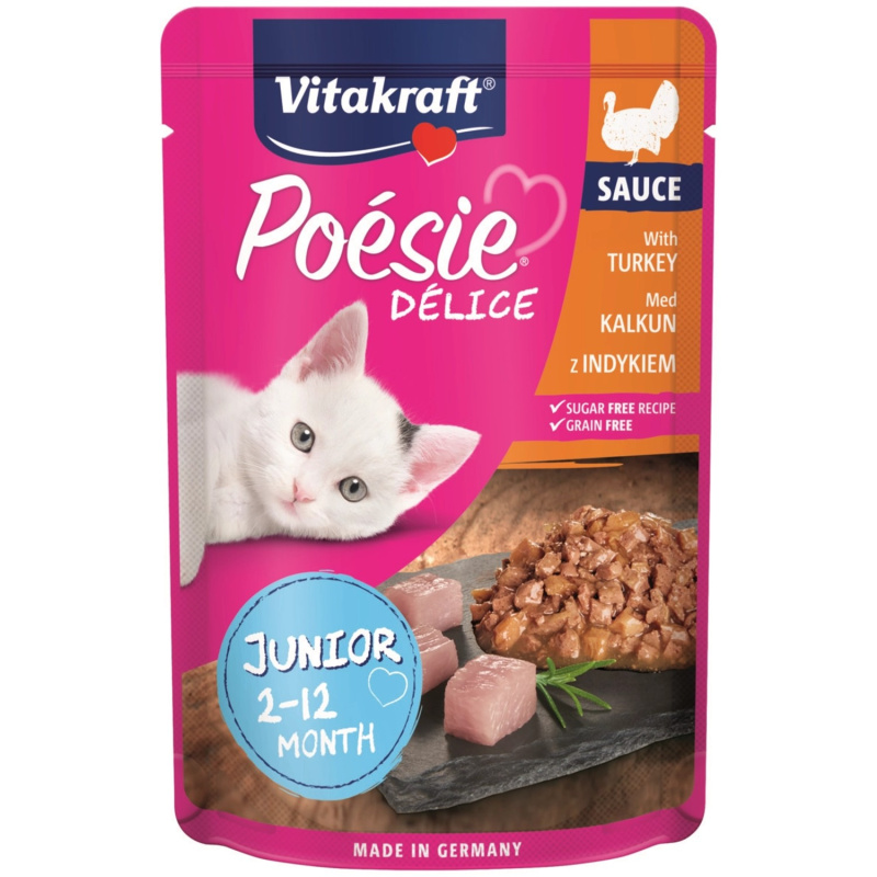 Vitakraft Poésie Délice Sauce Junior krůtí 85 g