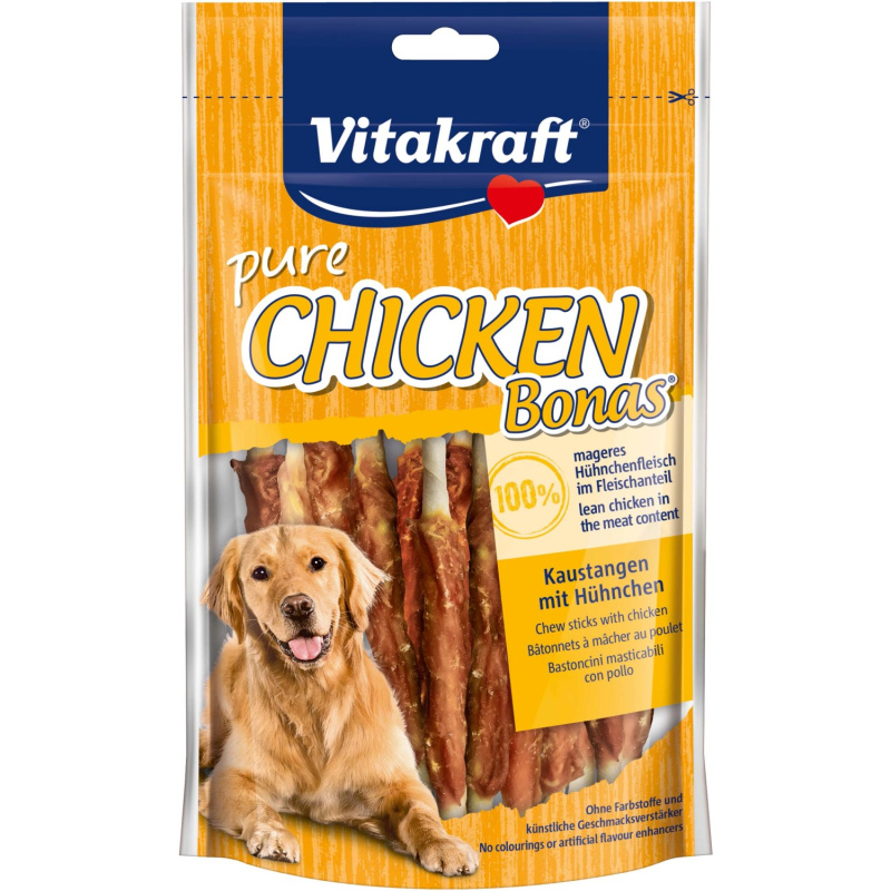 Vitakraft Pochoutka pro psy Pure Chicken Bonas 80 g